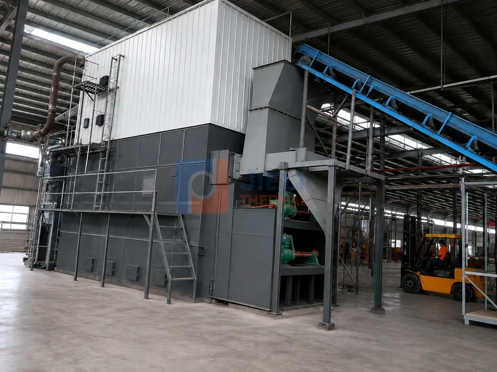 Biomass thermal oil heater