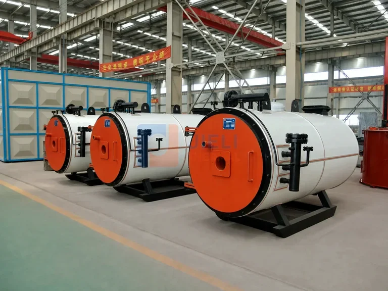 Gas-fired thermal oil heater models in the JIELI workshop