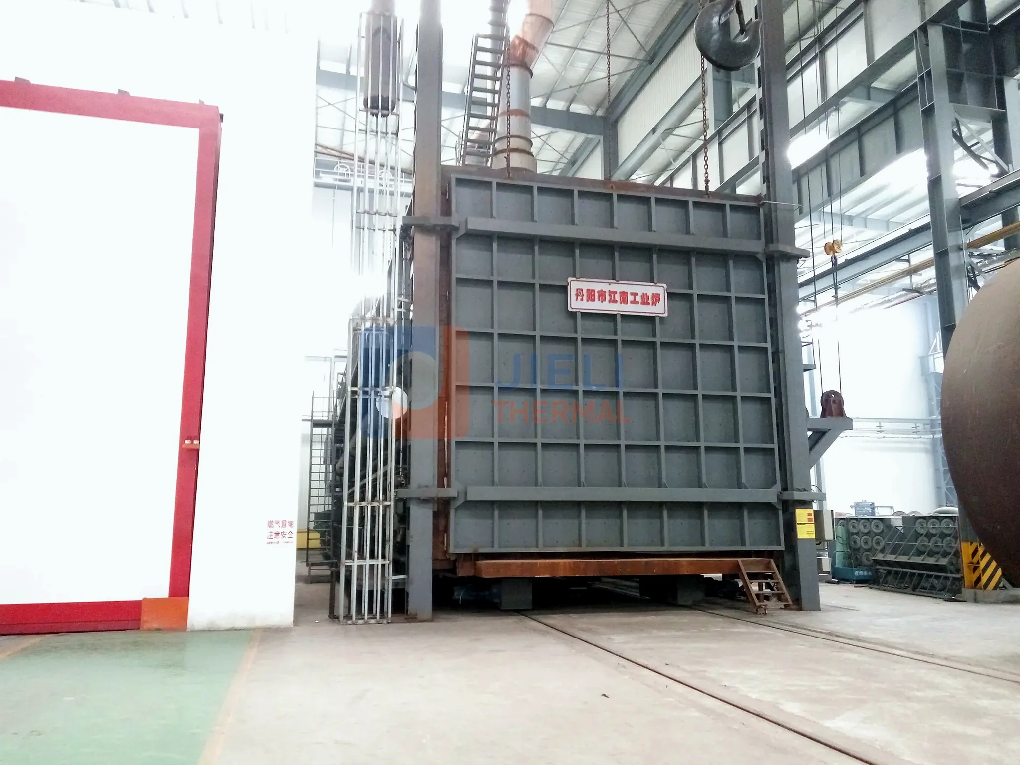 JIELI THERMAL boiler manufacturing — industrial heat-treatment furnace for pressure parts