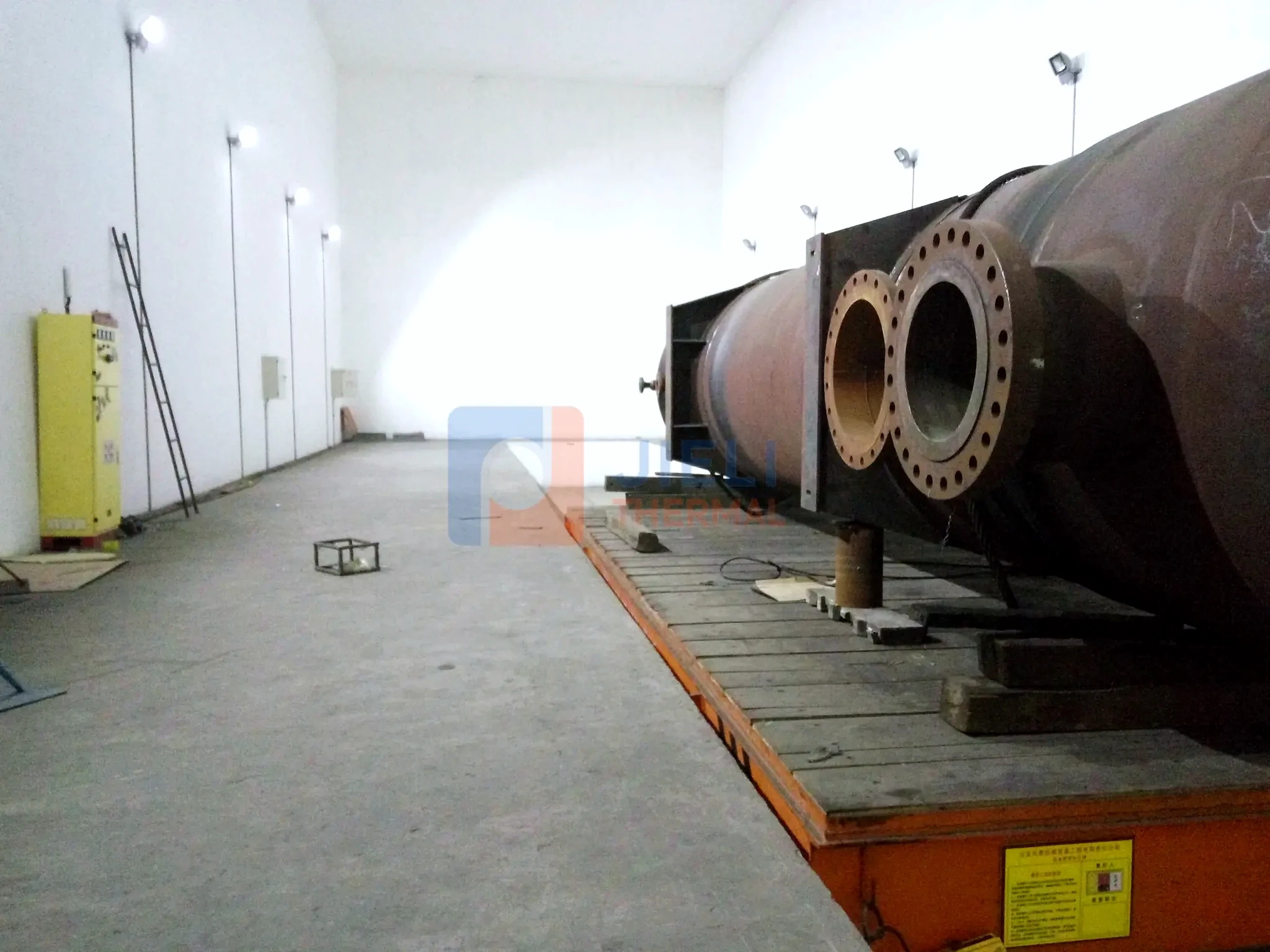 JIELI THERMAL boiler manufacturing — radiographic non-destructive testing room