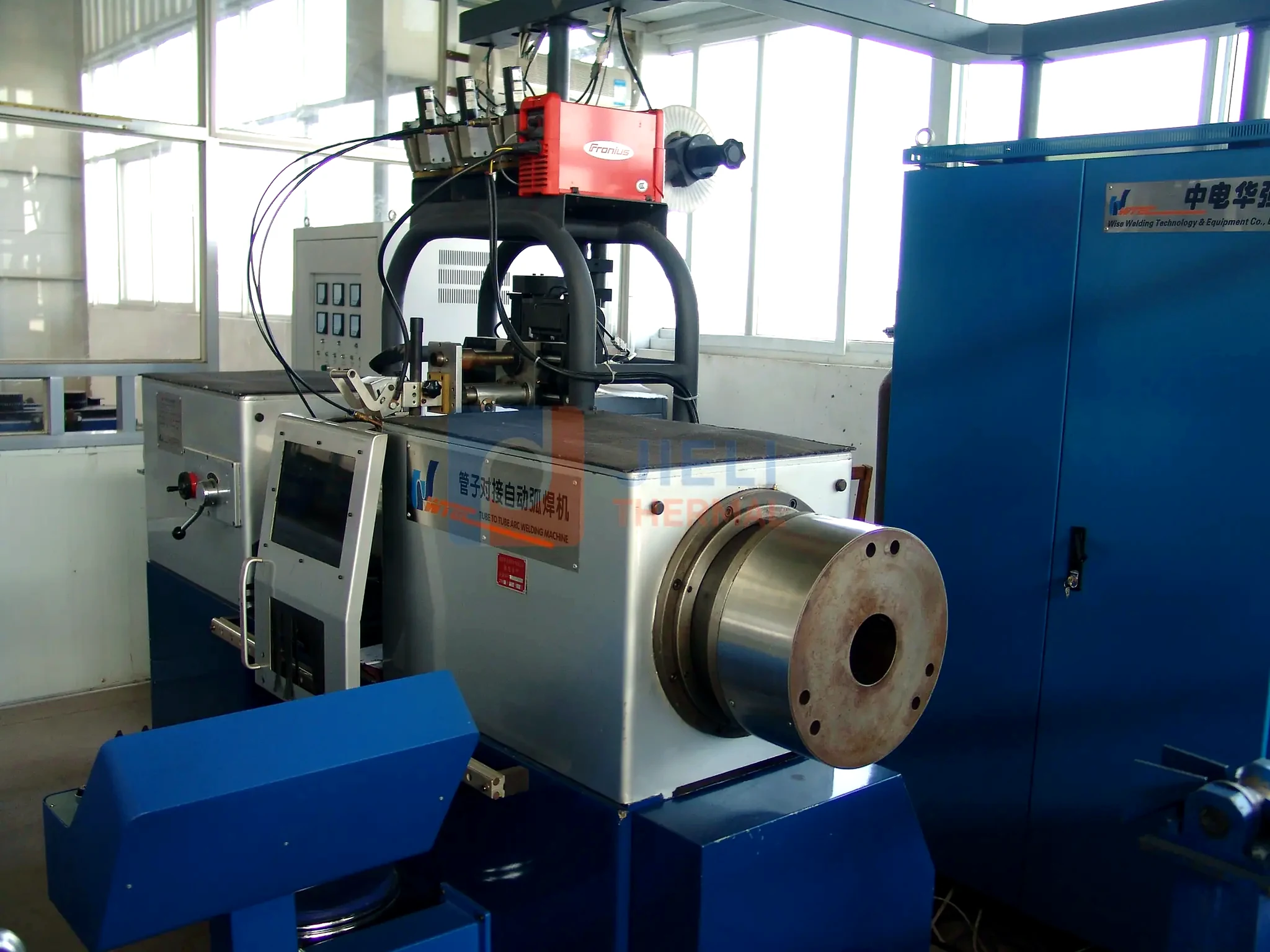 JIELI THERMAL boiler manufacturing — CNC boiler-tube bending machine