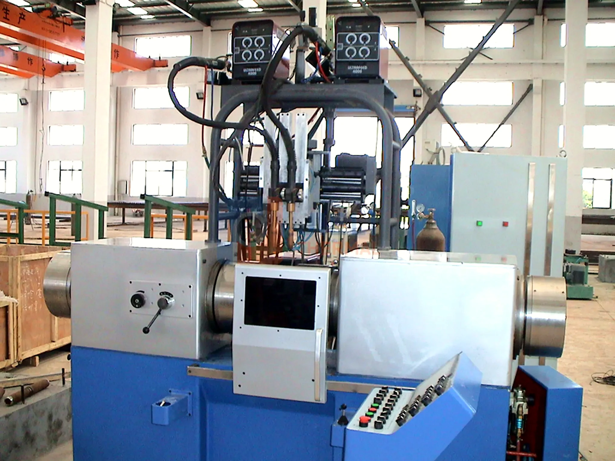 JIELI THERMAL boiler manufacturing — CNC tube bender for pressure-part production