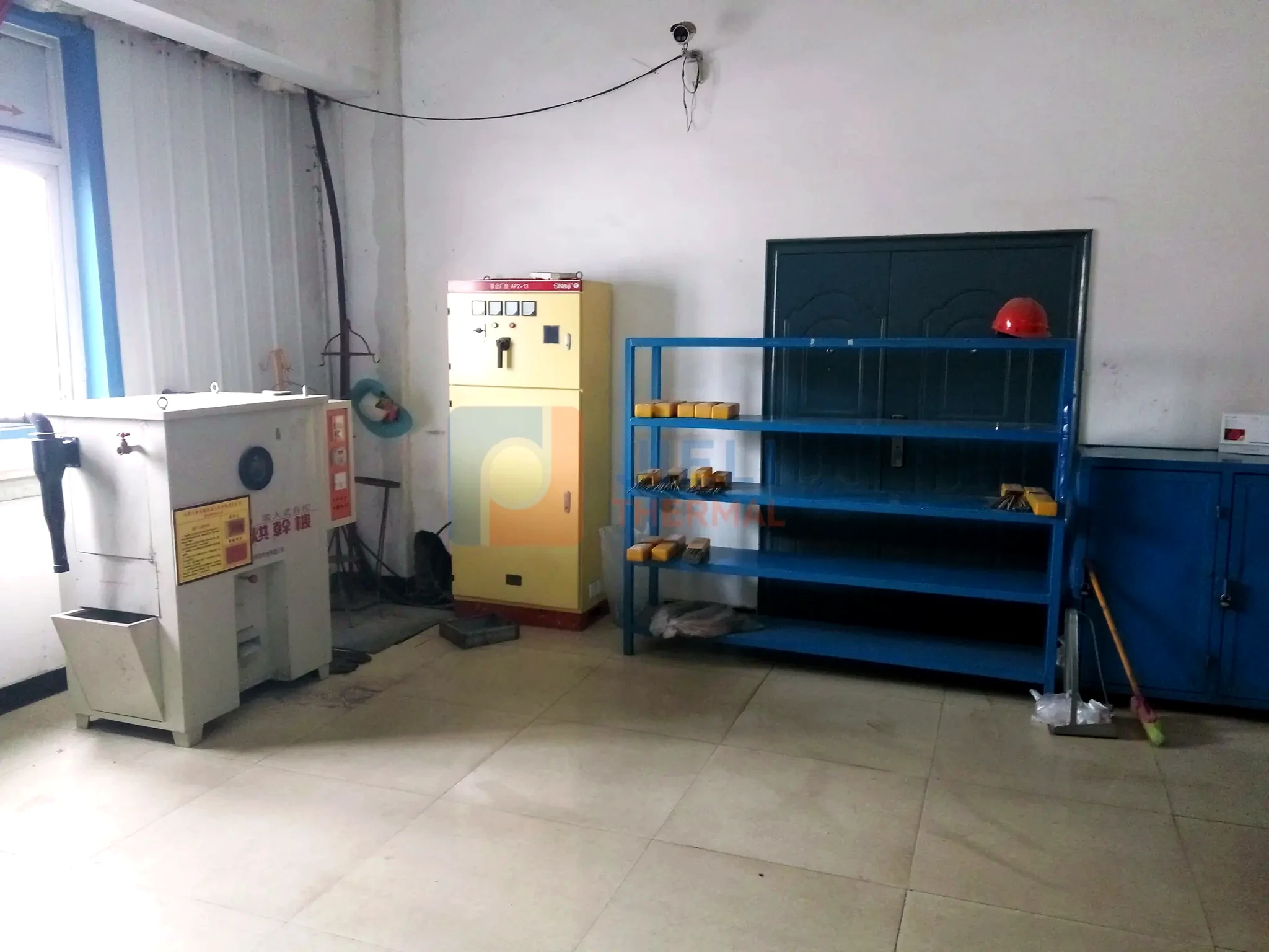 JIELI THERMAL boiler manufacturing — welding-electrode drying and storage room