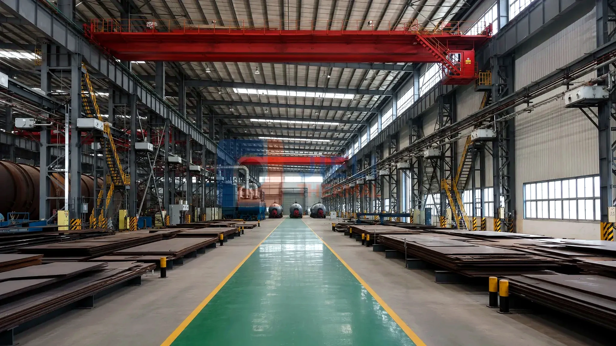 JIELI THERMAL boiler production workshop in Linyi, China