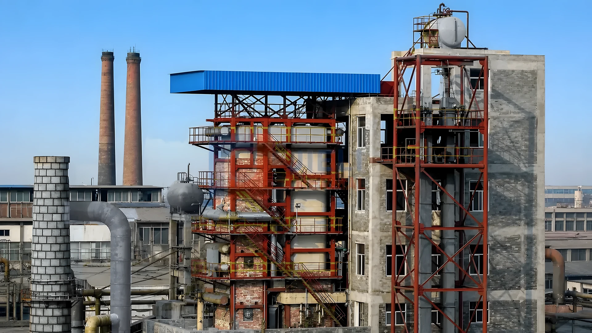 Projet de chaudière à huile thermique à lit fluidisé circulant de 15 MW