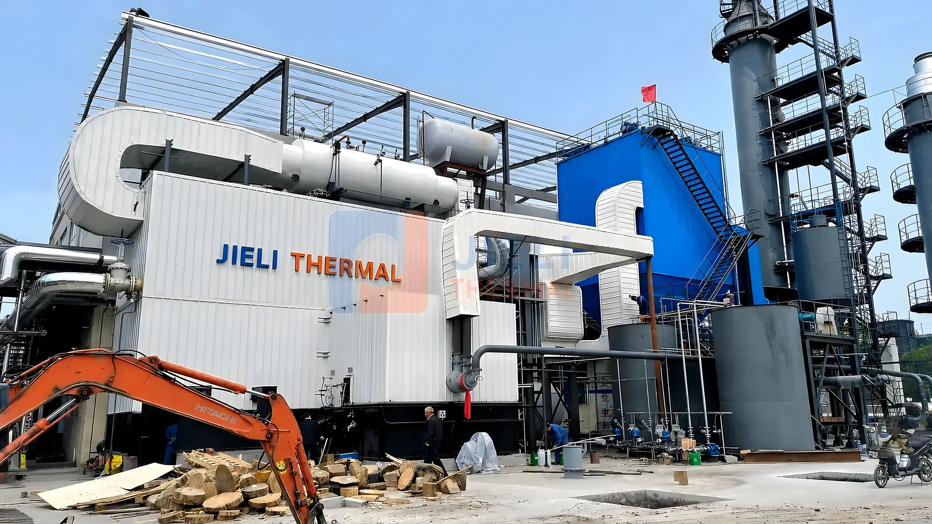 Système de chauffage à huile thermique de 20 MW fonctionnant au charbon pulvérisé