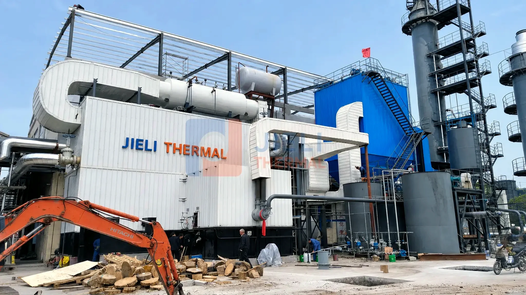 20 MW pulverized-coal thermal oil heating system in operation