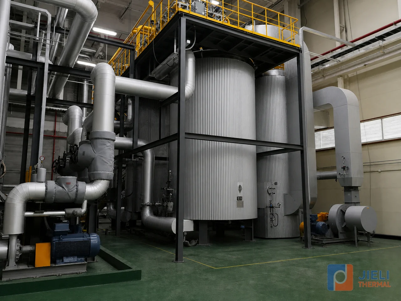 South Korea 5 million kcal gas thermal oil heater installed for new-energy battery production