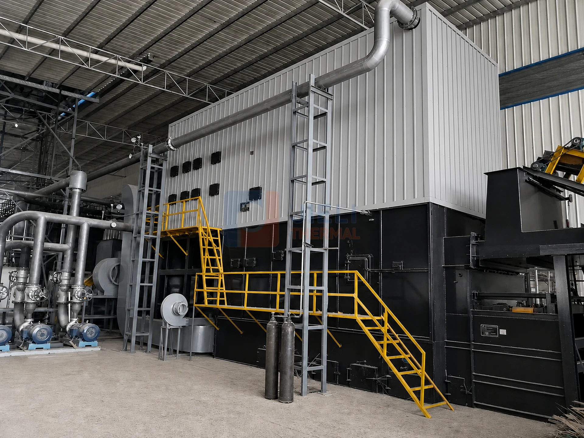 8 million kcal biomass thermal oil heater system for a Thailand industrial project